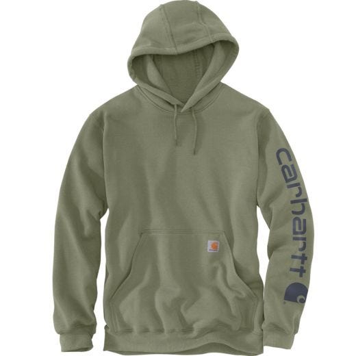 Midweight Logo Sleeve Sweatshirt-Dusty Olive 2XL