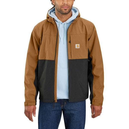 Storm Defender Lightweight Waterproof Jacket-C.Brown M