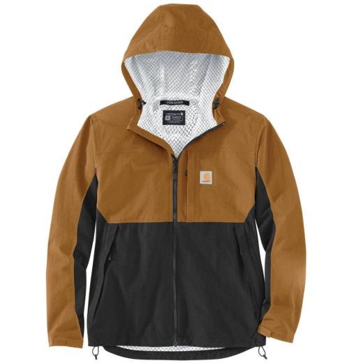 Storm Defender Lightweight Waterproof Jacket-C.Brown M
