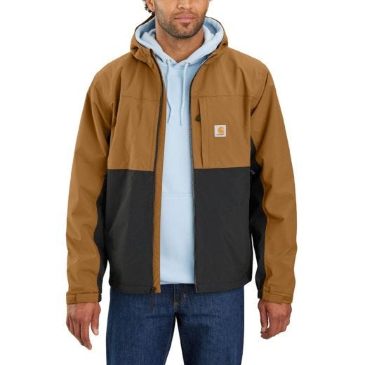 Storm Defender Lightweight Waterproof Jacket-C.Brown M