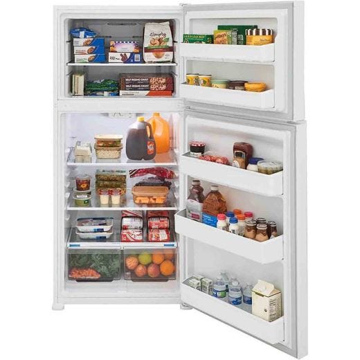 30-inch Freestanding Fridge Freezer