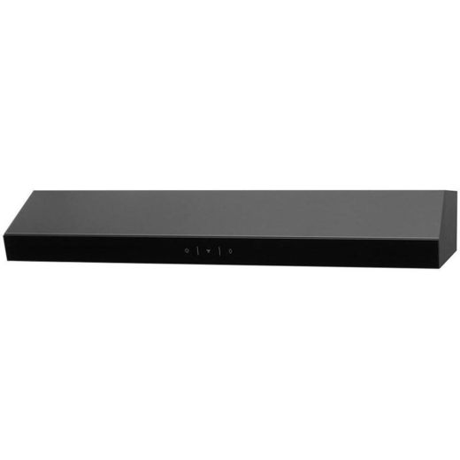 30-inch Black Under-Cabinet Range Hood