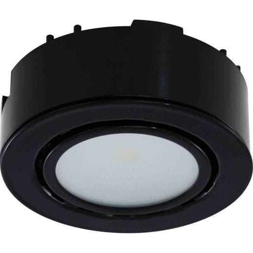 12V Led Puck Light - Black