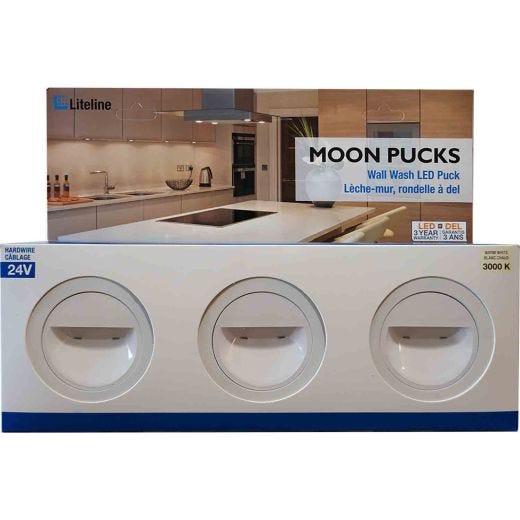 3000K Moonpuck Led White - 3/Pack