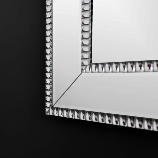24" x 30" Vanity Glass Framed Mirror