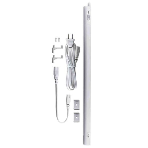 Bazz 22" White And Chrome Linear Led Undercabinet Light
