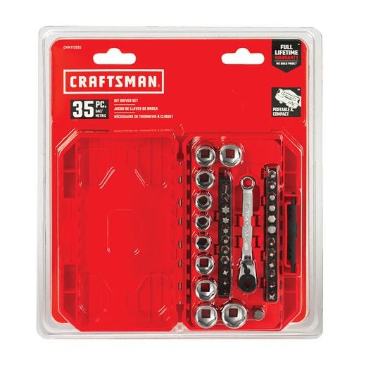Craftsman 35 Piece Right Angle Bit Driver Set
