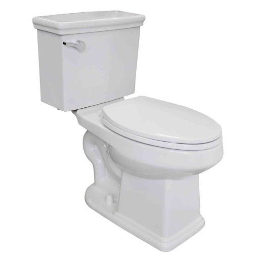 Designer 4.8LPF Elongated Front Single Flush 2 Piece Toilet