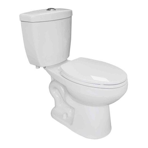 Bella 3.5-4.8LPF Elongated Front Dual Flush 2 Piece Toilet