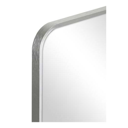 Aluminum Tall Mirror 17" x 53"-Satin Nickel