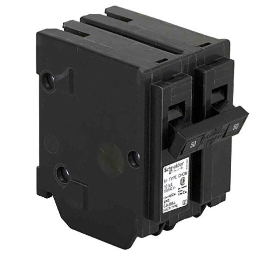 Double Pole 50 Amp Homeline Plug-On Circuit Breaker