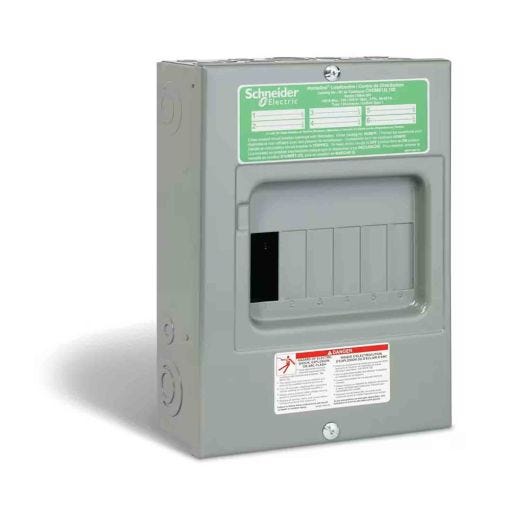 100 Amp Sub Panel Loadcentre with 6 Spaces 12 Circuits Max