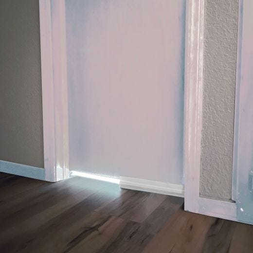Climaloc Interior Light & Sound Under Door Seal-White