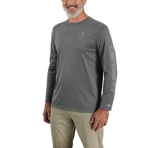 Force Sun Defender Long-sleeve Logo Graphic T-Shirt