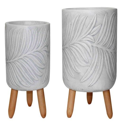 Ensemble de Pots Beryl Blanc