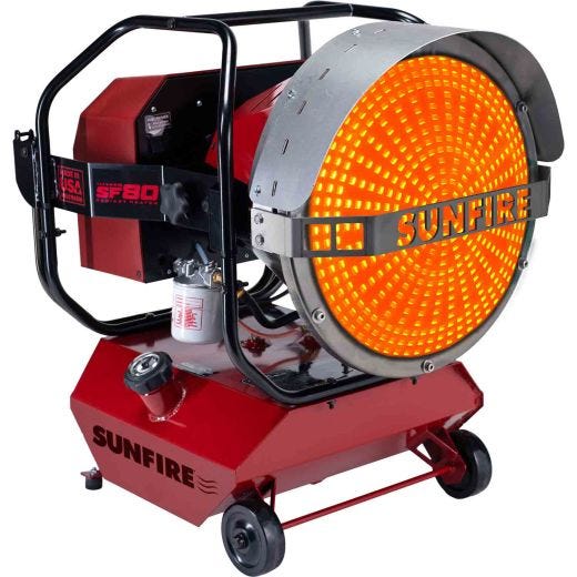 Sunfire SF80 80,000 BTU Radiant Heater