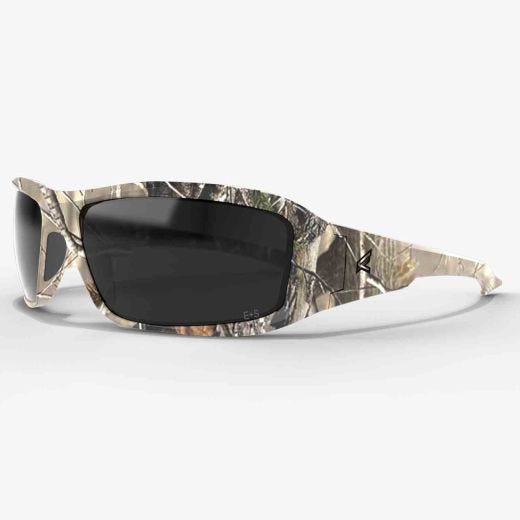 Brazeau Safety Glasses Forest Camo Frame Smoke Lenses