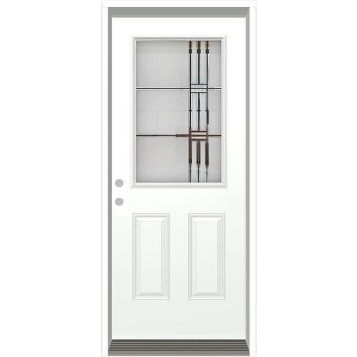 Porte 32"x80" Westfield vinyle int. 4-5/8" seuil PVC