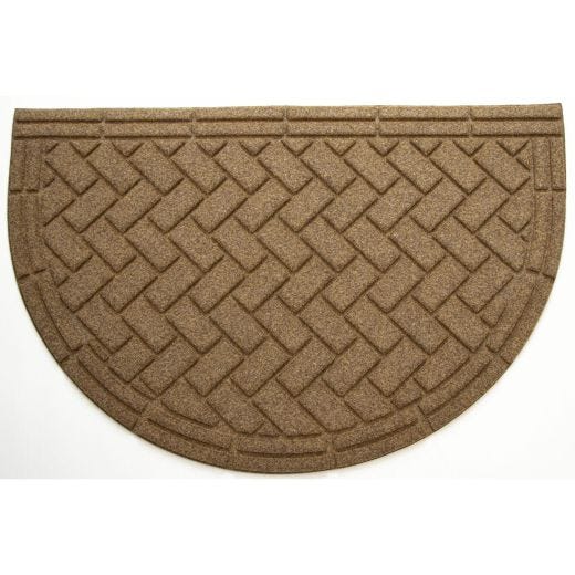 Tapis de porte polyester recyclé Peak 18" x 30" or miel