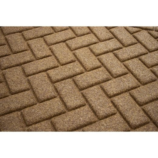 Tapis de porte polyester recyclé Peak 18" x 30" or miel