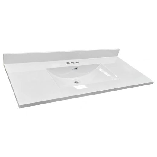 49" x 21-13/16" Marble Vanity Top