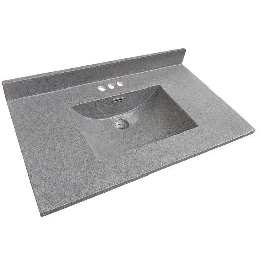 31" x 21-13/16" Marble Vanity Top