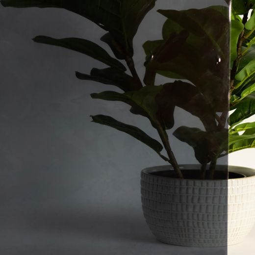 Écran de confidentialité décoratif 24" x 74" noir