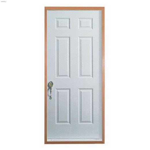36"x80" 6-Panel Natural LH Inswing Door 4-5/8"-PVC Sill