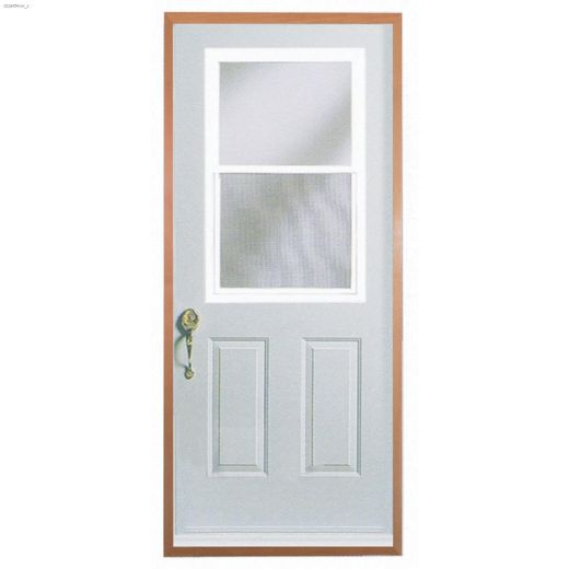 32"x80" Vented Natural LH Inswing Door 4-5/8"-PVC Sill