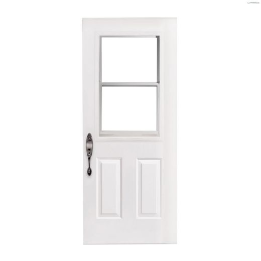 32"x80" Vented Natural LH Inswing Door 4-5/8"-PVC Sill