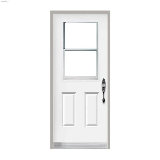 36"x80" Vented Natural RH Inswing Door 4-5/8"-PVC Sill