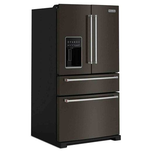 Réfrigérateur 4 portes 36" avec distributeur eau et glace