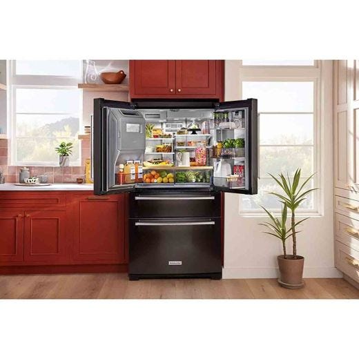Réfrigérateur 4 portes 36" avec distributeur eau et glace