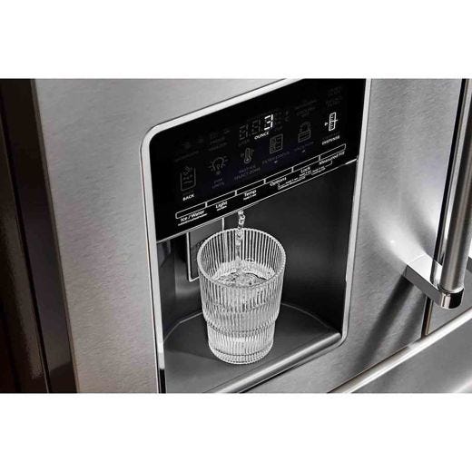 Réfrigérateur 4 portes 36" avec distributeur eau et glace