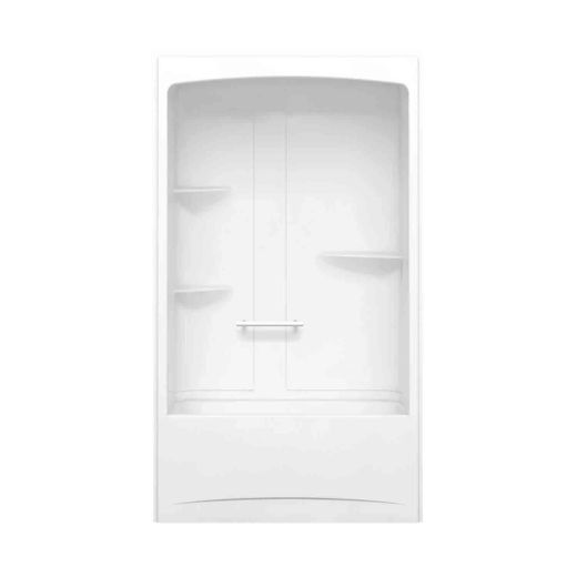 Camelia TSR-6032 Alcove Lefthand Drain Tub Shower with S Bar