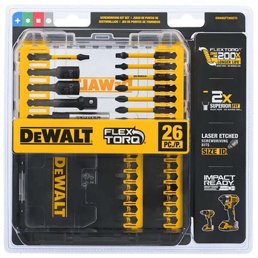 Ensemble Embouts Dewalt 26 Pièces