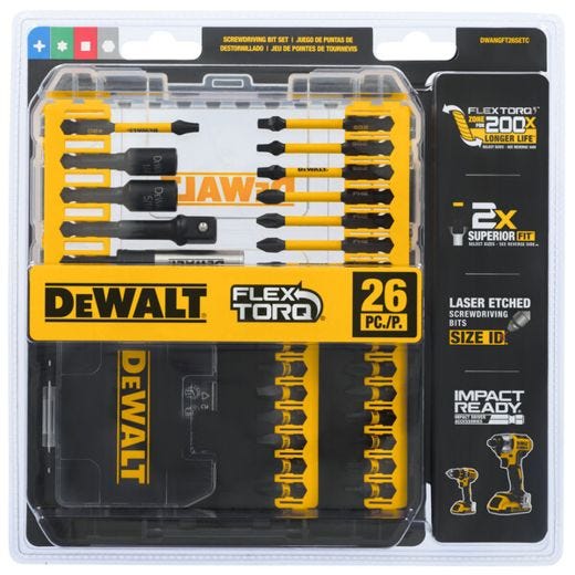 Ensemble Embouts Dewalt 26 Pièces