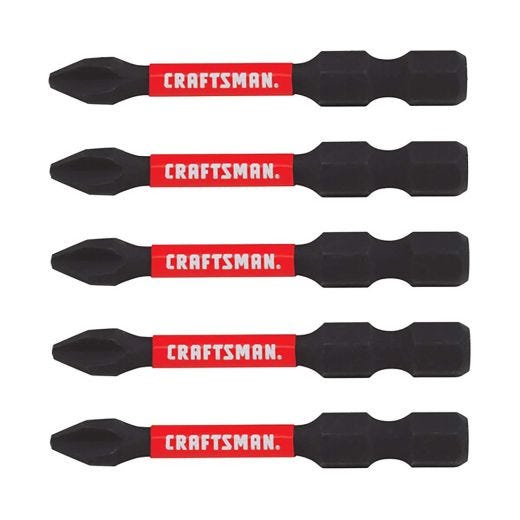 Embouts Phillips Craftsman 2" 5/Paquet