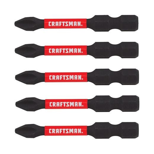Embouts Phillips Craftsman 2" 5/Paquet