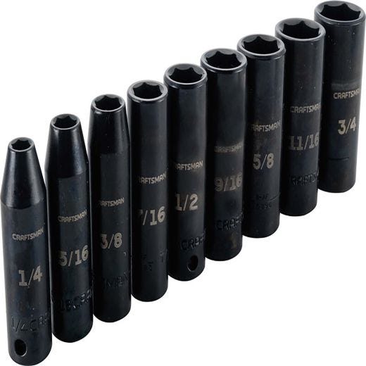 Ensemble Douilles Craftsman 3/8" 9 Pièces