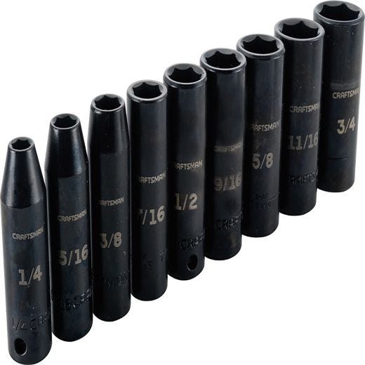 Ensemble Douilles Craftsman 3/8" 9 Pièces