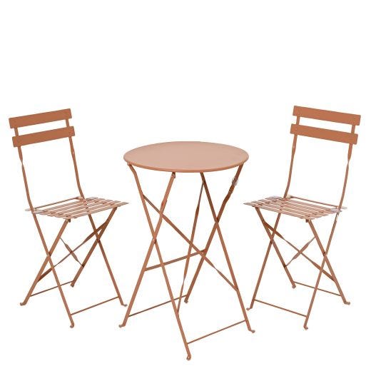 Picadilly Bistro Folding Set-Terracotta