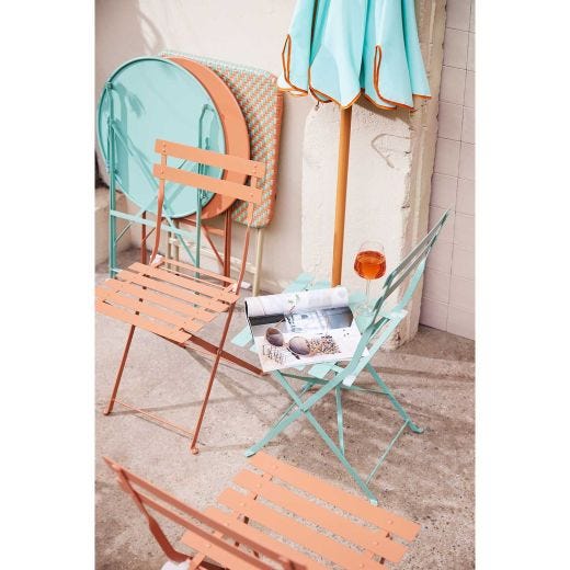 Picadilly Bistro Folding Set-Terracotta
