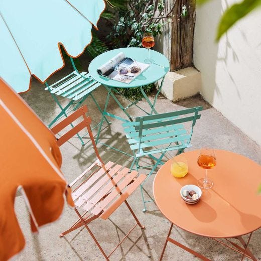 Picadilly Bistro Folding Set-Terracotta