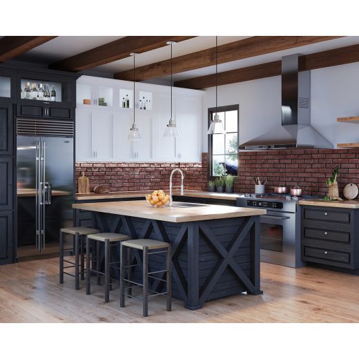 Hinton Brushed Nickel Modern Farmhouse Pendant Light