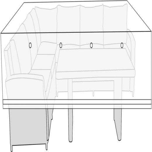 Housse de patio - sectionnelle 220X130X85CM