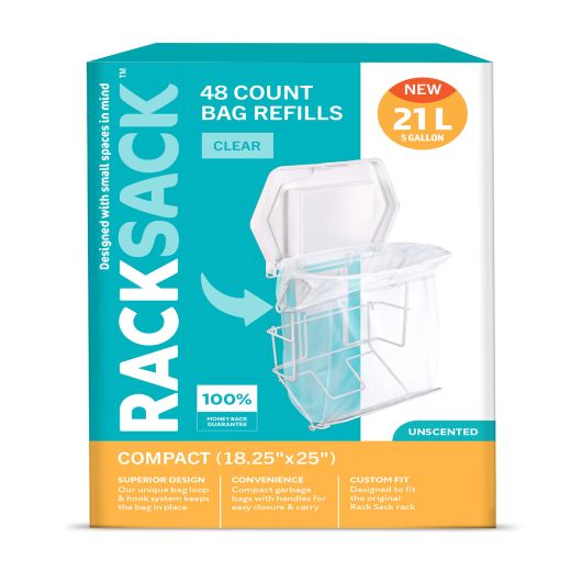 Recharges sacs compacts Rack Sack clair 48/pqt