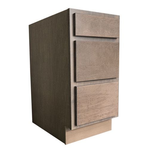 Bloc 3 Tiroirs Naturel 18"