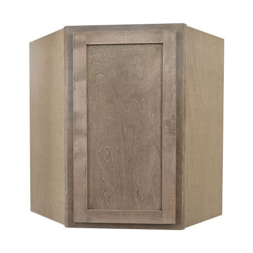 24" Diagonal Wall Cabinet Natural