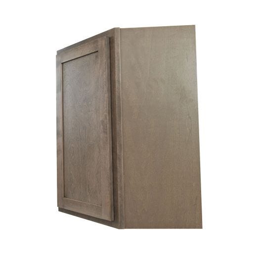 24" Diagonal Wall Cabinet Natural